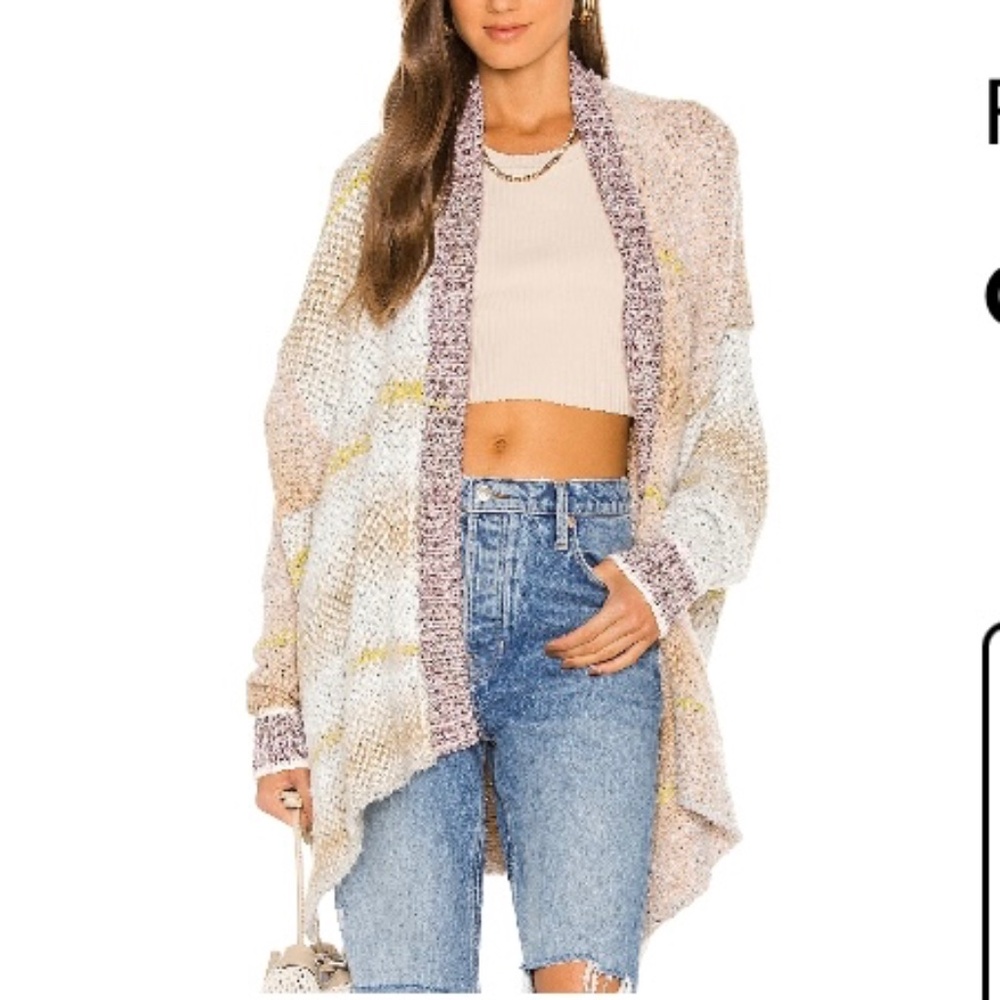 Free People Daydream Cardi in Angel Food